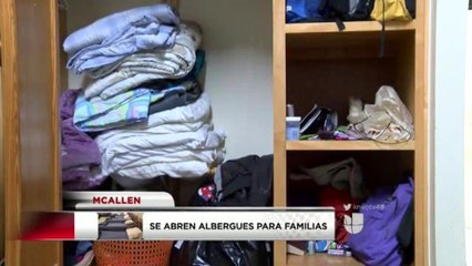 Abren albergues para familias en McAllen