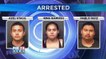 Three individuals arrested on charges related to drugs.