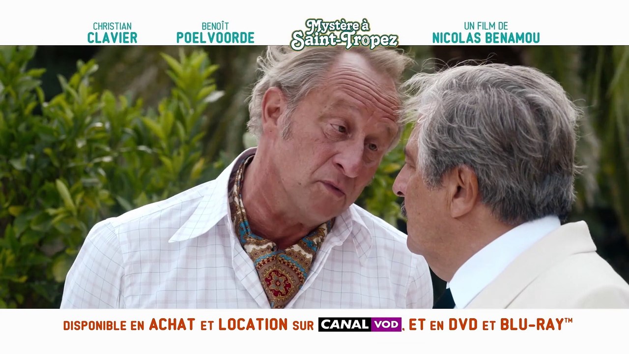 MYSTÈRE A SAINT-TROPEZ Film - Avec Christian Clavier, Benoît Poelvoorde et Gérard Depardieu