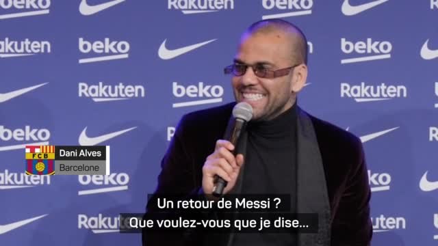 Barcelone - Alves sur un retour de Messi : Donnez-moi deux heures, je vais le chercher