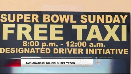 Taxis Gratis del Día del Super Tazón