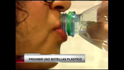Piden prohibir uso de botellas de agua SLO