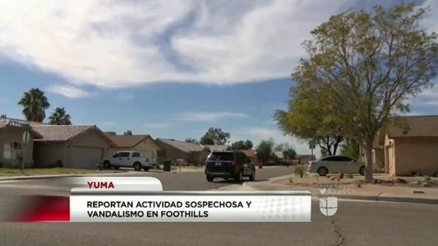 Reportan actividad sospechosa en Foothills