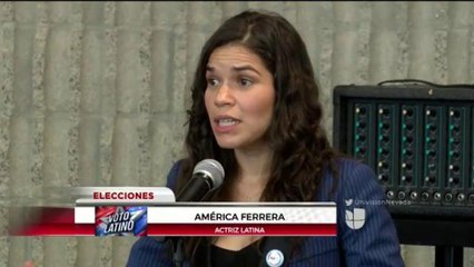 Actriz América Ferrera visita Las Vegas