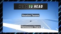 Houston Texans at Tennessee Titans: Spread