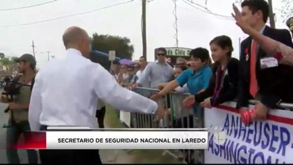 Secretario de Seguridad Nacional en Laredo