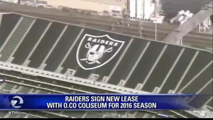 RAIDERS TO PLAY IN OAKLAND FOR ONE MORE YEAR