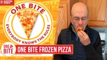 My Dad's Frozen Pizza Review - One Bite Pizza