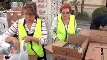 Cientos reciben despensas