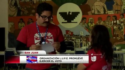 Organización L.U.P.E. promueve ejercer el voto en San Juan