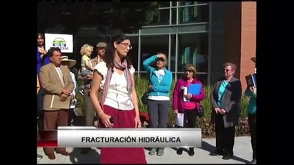 Grupo se manifiesta contra la fracturación hidráulica