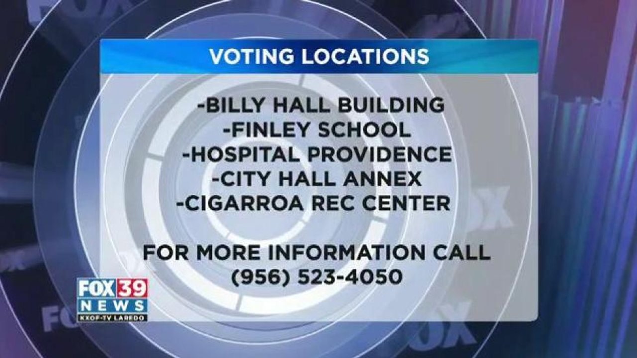 Voting locations in Laredo