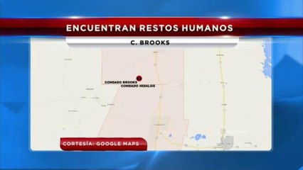Encuentran restos humanos en C. Brooks