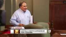 Continúa vigente suspensión de Tony Yzaguirre en Cameron