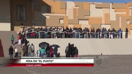 Primer Misa en "El Punto" después de la visita Papal