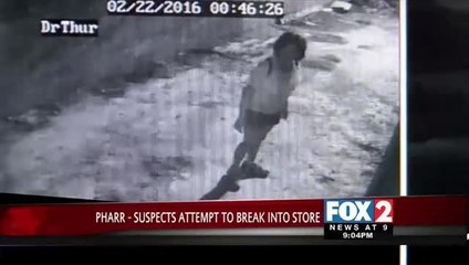 EXCLUSIVE: Suspects Caught on Camera Breaking into Convenience Store