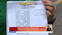 Grupo ng martial law victims, dumagdag sa mga naghain ng petisyon laban sa pagtakbo ni Bongbong Marcos | UB