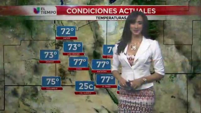 Pronóstico del tiempo con Adriana Valles - Marzo 6, 2016 - Más viento, descenso en temperaturas y po