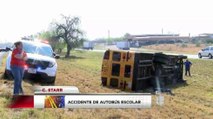 VIDEO: Accidente involucra autobús escolar