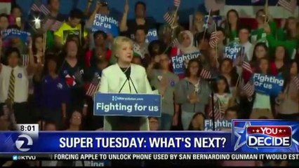 Super Tuesday Results Big Day for Trump and Clinton