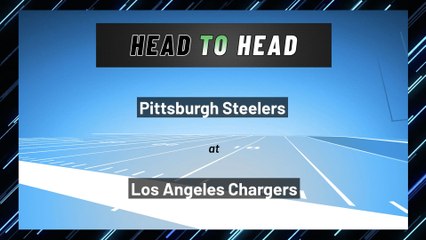 Pittsburgh Steelers at Los Angeles Chargers: Spread