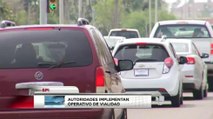 Autoridades implementan operativo de vialidad