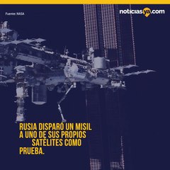 Parece que el espacio tiene un poco de "basura" extra gracias a Rusia