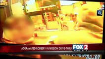 EXCLUSIVE: Surveillance Footage Captures Drive-Thru Robbery Suspects