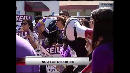 Protestan ante posibles recortes en condado de Monterey