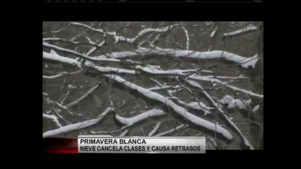 Primavera con nieve