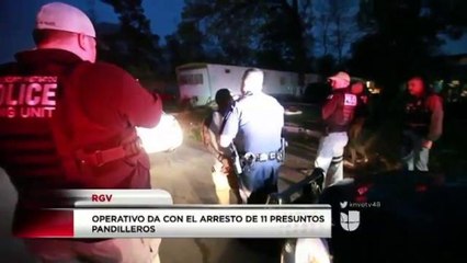 Arrestan a 11 presuntos pandilleros