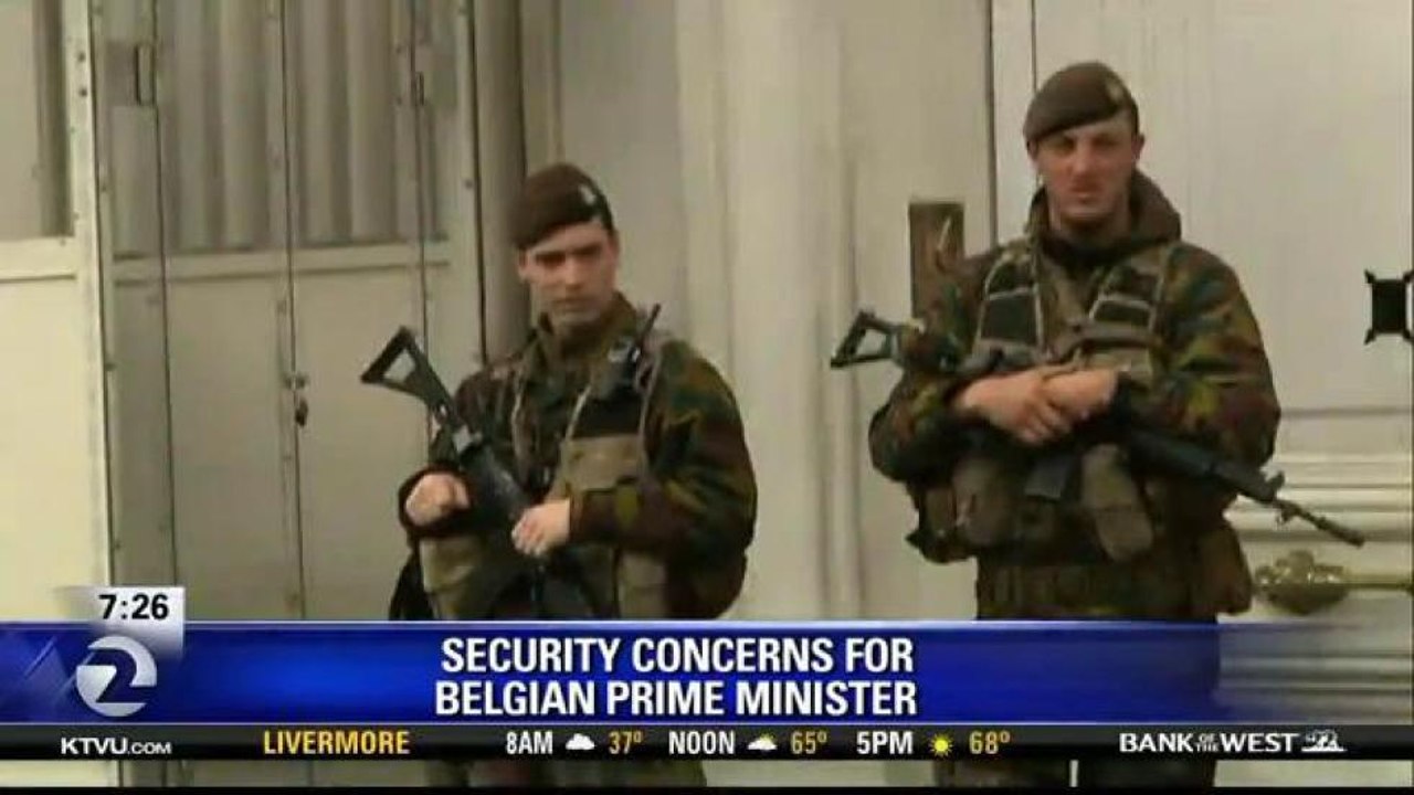 SECURITY INCREASED FOR BELGIAN PRIME MINISTER