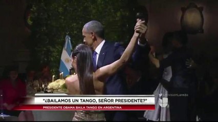 Presidente Obama Baila un Tango en Argentina
