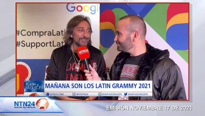 Flash Fashion en la cobertura de los Latin Grammy 2021