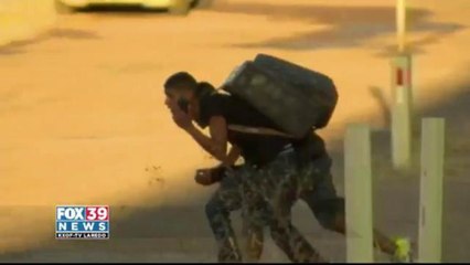 Drug smugglers caught on camera