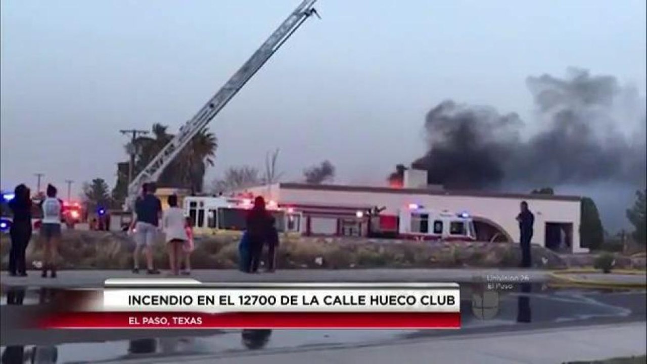 Incendio incontrolable en el Este de El Paso