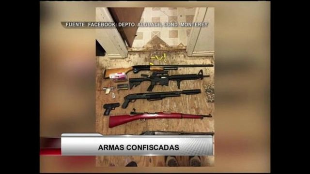 Confiscan armas de alto calibre en condado de Monterey