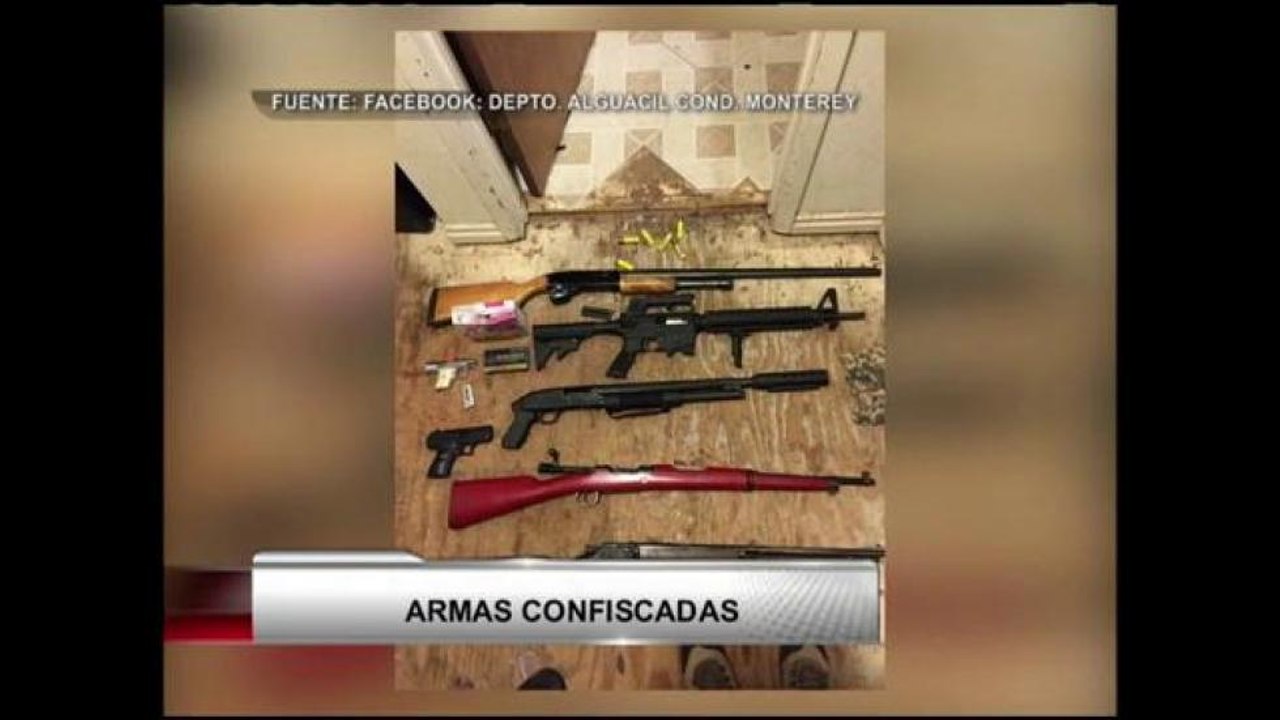 Confiscan armas de alto calibre en condado de Monterey