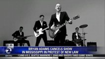 BRYAN ADAMS, SPRINGSTEEN CANCEL SHOWS IN SUPPORT OF ANTI GAY DISCRIMINATION