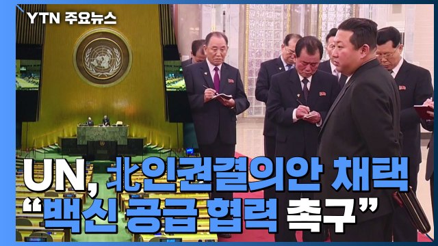 UN 위원회, 北인권결의안 17년 연속 채택...北 백신협력도 촉구 / YTN