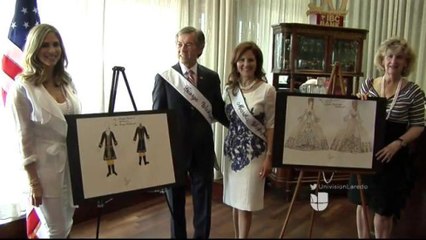 Presentan a Martha y George Washington