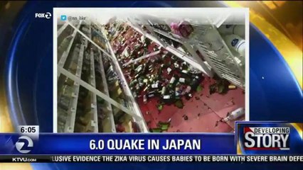 6.0 Earthquake Rocks Japan