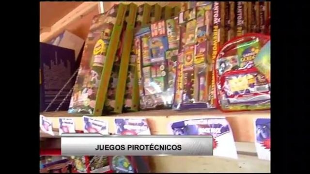Juegos pirotécnicos otra vez en la mira