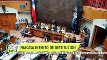 Fracasa el intento de destitución del presidente de Chile