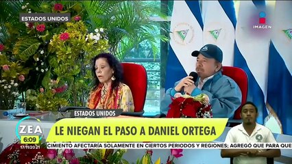 Estados Unidos le niega el paso a Daniel Ortega
