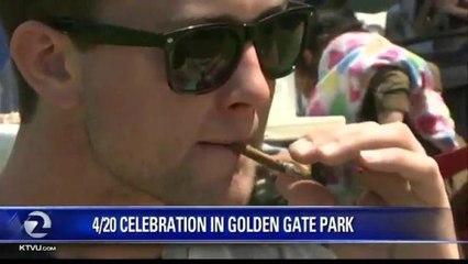 THOUSANDS FULL GOLDEN GATE PARK FOR 420 PARTY