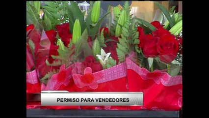 Permisos para vendedores ambulantes en el festivo del día de las madres en la costa central