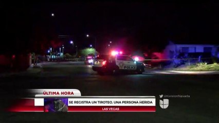 Última hora: tiroteo en Las Vegas dejo a una persona en condición critica