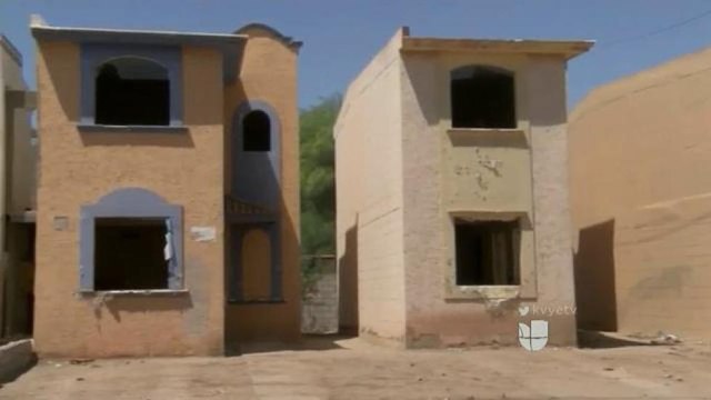 Casas abandonadas.