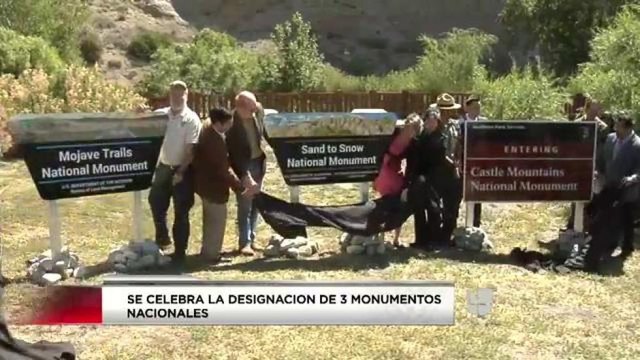 Celebración por la designación de nuevos monumentos nacionales
